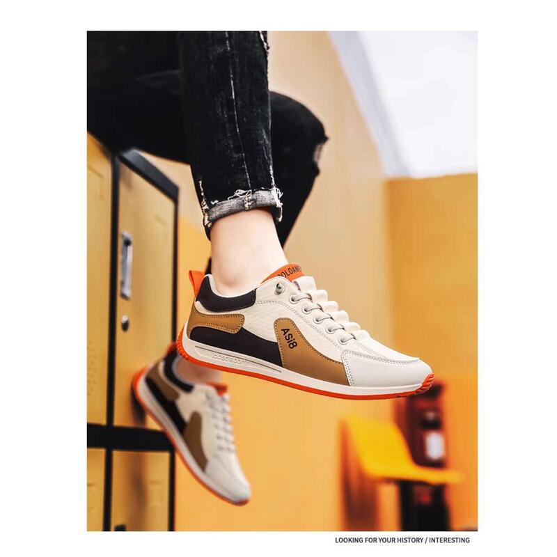 Product Introduction of Forrest Gump men's breathable odor proof in summer. suitable work leisure. They are small white board shoes, large size 46, can be used for sports and trendy shoes 13