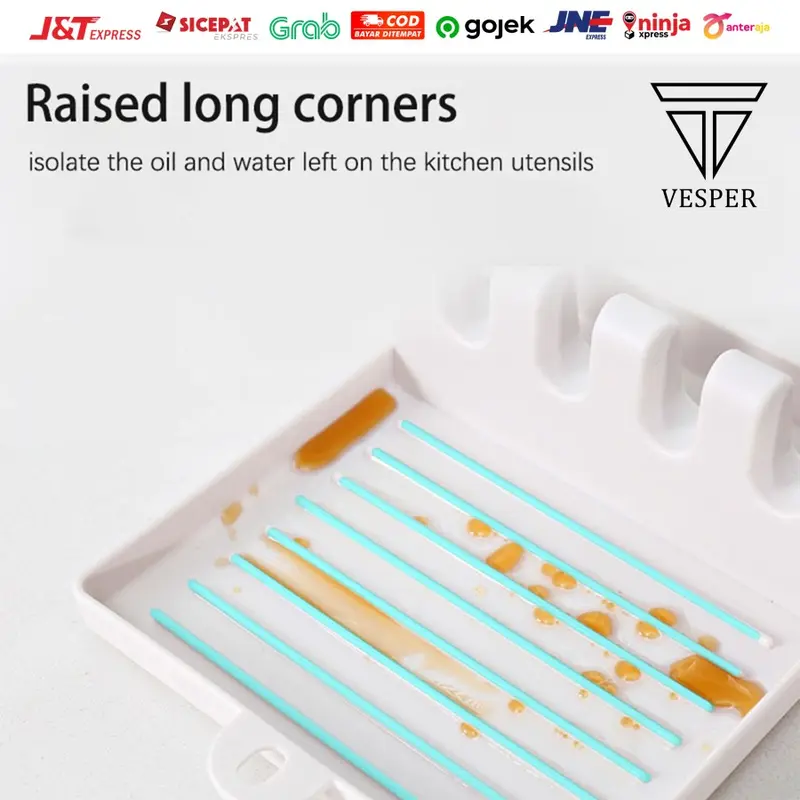 holder alat masak centong sendok dapur spatula storage mat serbaguna 2