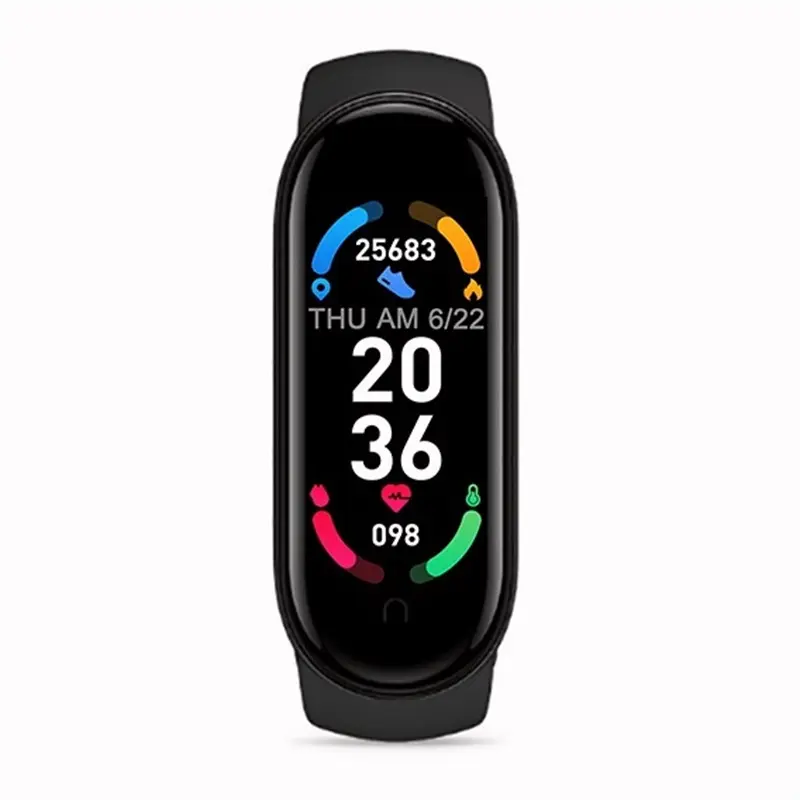 M6 Smartwatch Jam Tangan Wanita Smart Band Heart Rate Blood Pressure Fitness Tracker