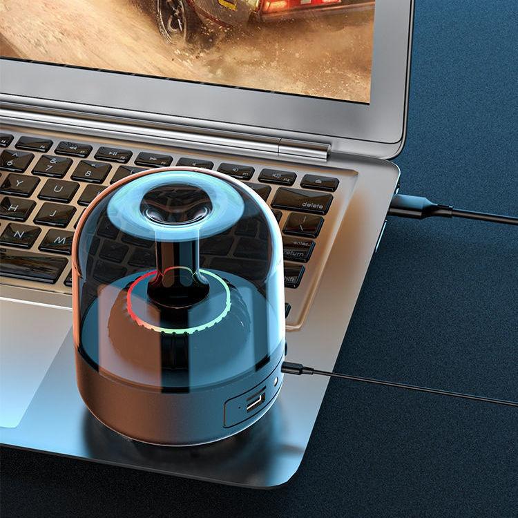 Loa Bluetooth Liuli Manhuan, Phong Cách Mới, Chất Lượng Âm Thanh Cao, Loa Không Dây, Âm Trầm Nặng, Thích Hợp Để Bàn Và Gia Đình, Thông Dụng 3
