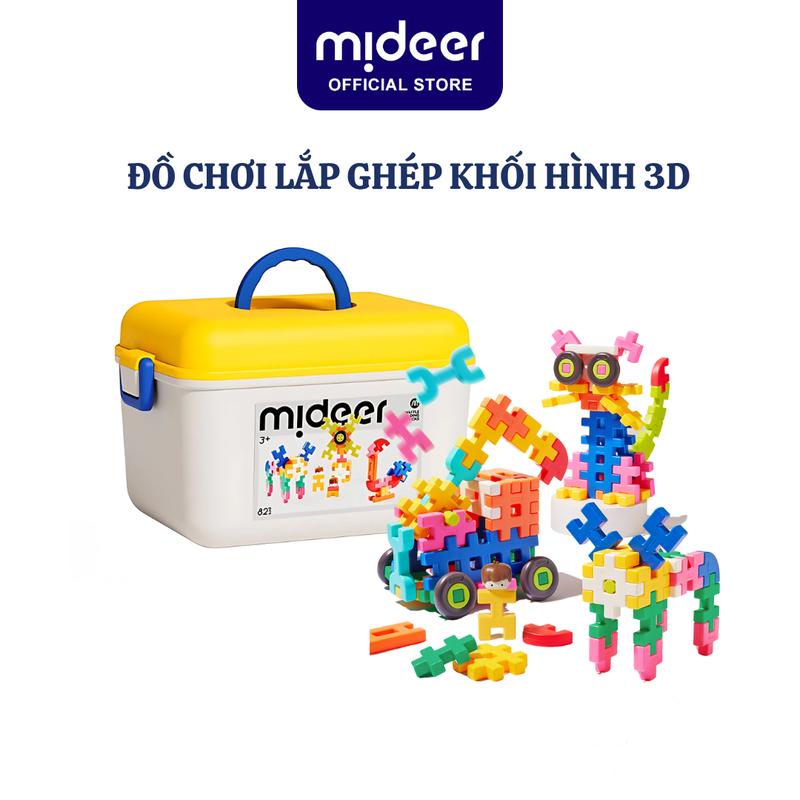 Đồ chơi lắp ghép khối hình 3D Mideer Waffle Building Blocks