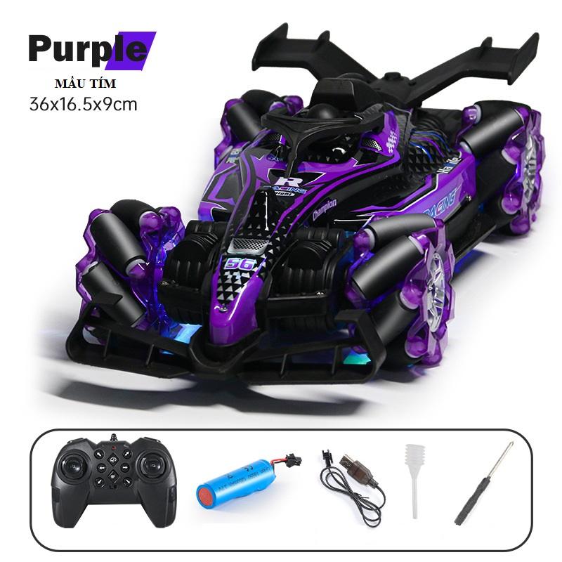 (kèm 2 pin ĐK)Xe Đua F1 Điều Khiển Từ Xa, Phun Sương, Âm Thanh Gầm Siêu Chất Đồ Chơi xe tải cargo điều khiển Toy Đèn