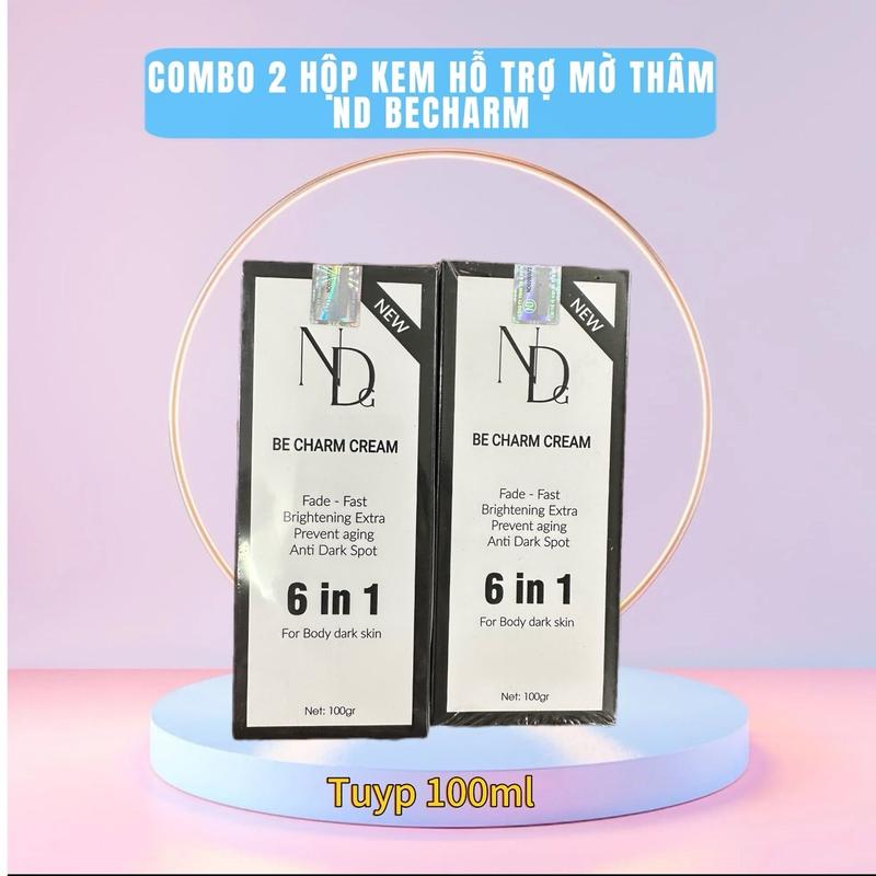 ￼(Combo 2 Tuyp kem) Giảm Thâm Be Charm Cream For Body Dark Skin 100ml (Mẫu Mới) Dưỡng Da Body Women Nữ Làm Đẹp Da Dưỡng Body Kem Body