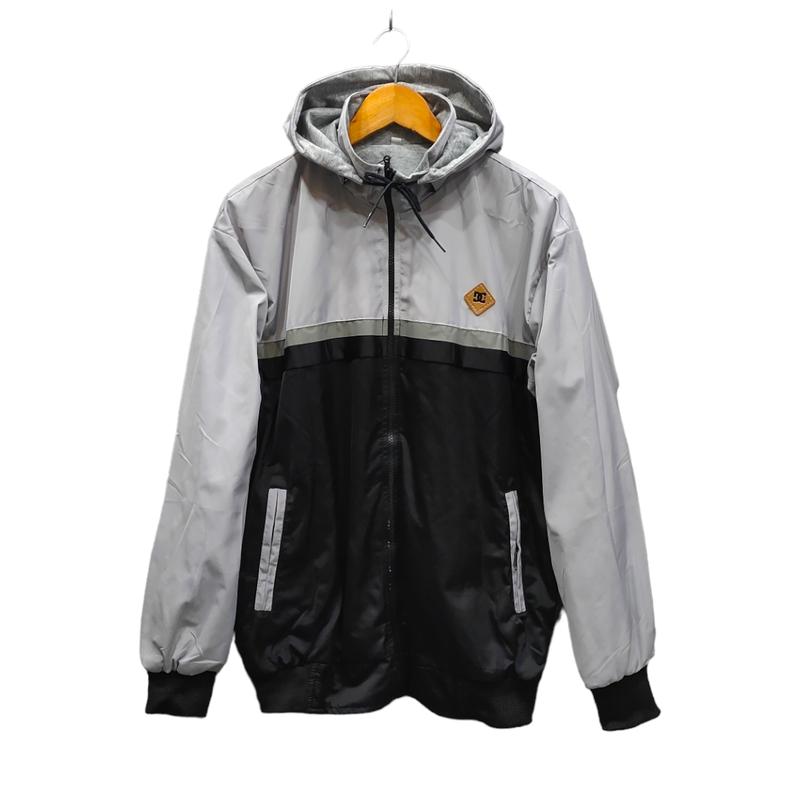 JAKET BOLAK BALIK PRIA BB 2in1 PARASUT ANTI AIR FLEECE SIZE  L XL # 2