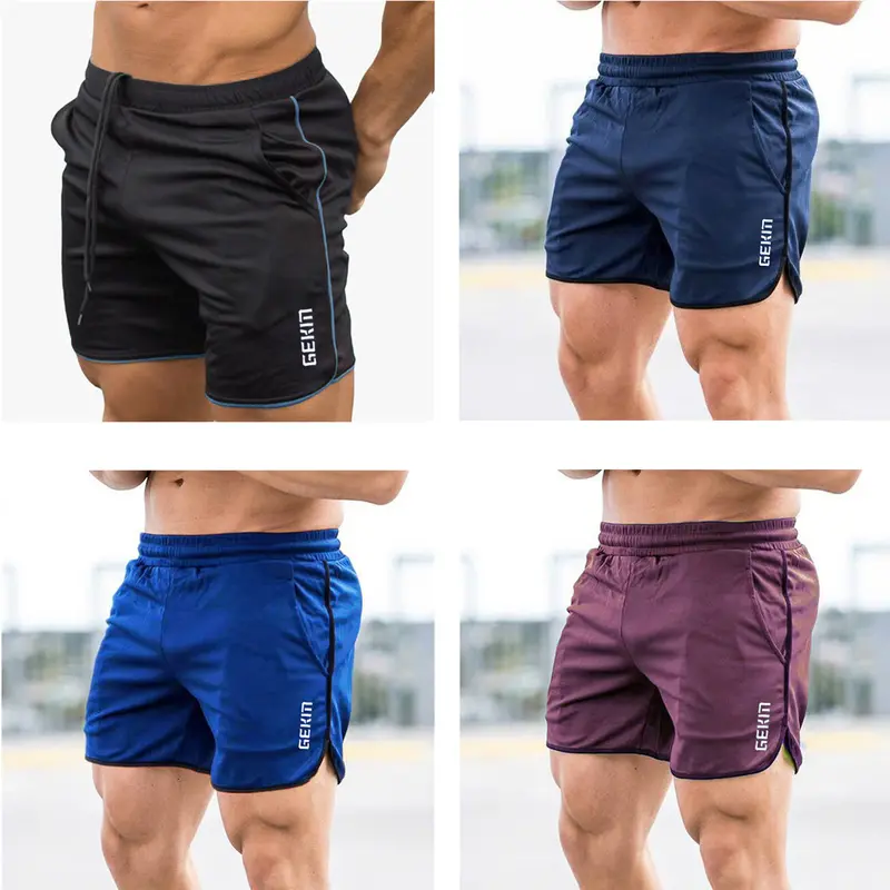 QUẦN ĐÙI THỂ THAO, CHẤT MÈ THÁI THOÁNG MÁT CO GIÃN 4 CHIỀU, SIZE 45 - 100 kg. MẪU VIỀN GEKIN 8