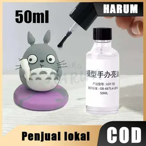 Varnish Gloss 50ml Finishing Kilau untuk Dry Clay Kayu Polymer