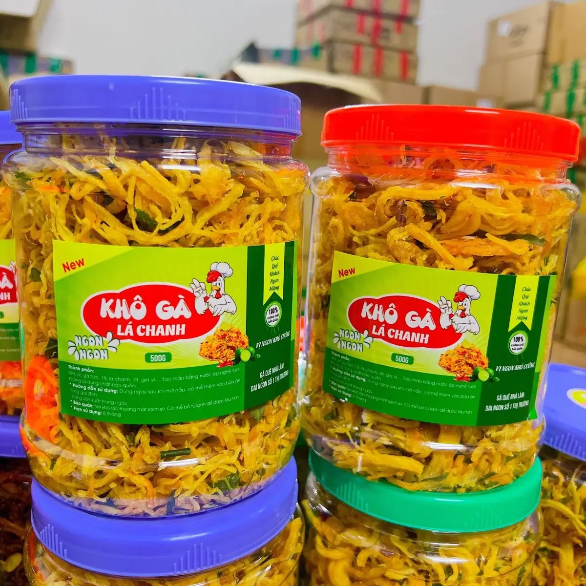KHÔ GÀ LÁ CHANH TƯƠI NABI ( GÀ QUÊ NHÀ LÀM DAI NGON) Snack