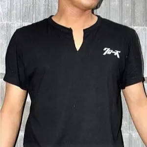 T-shirt V Neck Crows Zero Genji - Skull 2