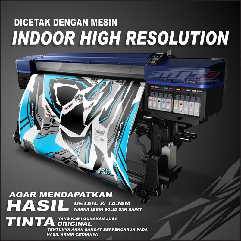 (BISA COD) Decal Sticker Vario led 125 150 full body - Dekal Stiker Striping lis Vario 2015/2016/2017 Desain Techno - Sudah Antigores dan Anti Luntur 2