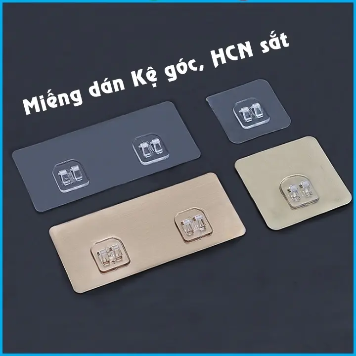 Miếng Dán  Thay Thế  Loại Kệ Góc, Kệ Chữ Nhật Dán Tường Nhà Tắm 7