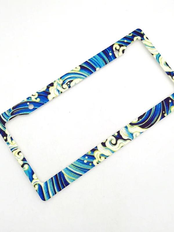 Product Introduction of Spot Goods COD 1PCS Car License Plate Frame Standard ABS JDM Style For Decoration Auto Number Plate Frame 18