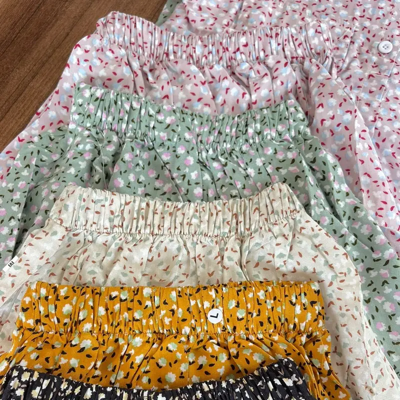 NARAYYA set baju crop dan rok anak bahan rayon premium usia 0 - 8 tahun 2