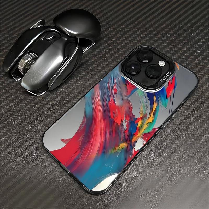 Điện thoại thông minh IMD 2 trong 1 Ốp lưng cho iphone 15 promax 14 11 12 13 11ProMax XSMAX XR X 8 7Plus Thời trang Hoạt hình Nghệ thuật Máy ảnh Mực in chống sốc Bảo vệ vỏ