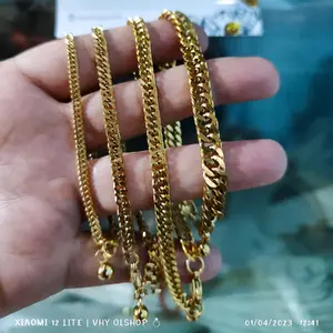 GELANG RANTE SIEM TITANIUM ASLI WARNA AWET ANTI LUNTUR ANTI HITAM Bracelets