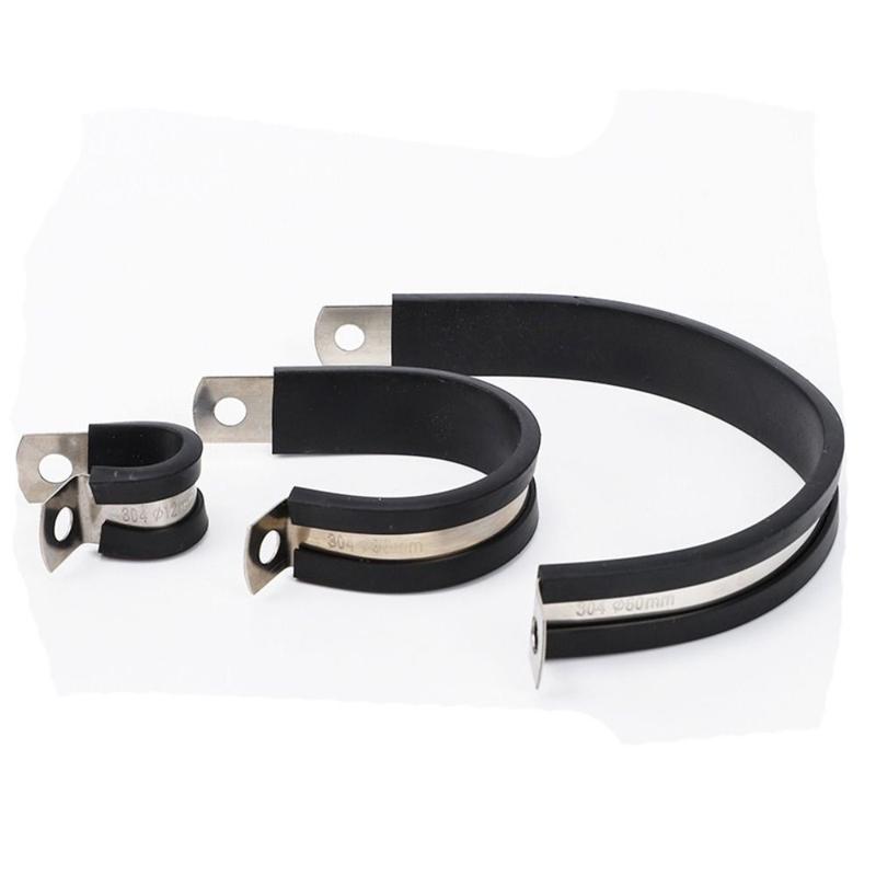 Product Introduction of High quality Metal Wiring Hose Clamp R-type Useful Pipe Mounting Fix Bracket Durable Cable Fasteners Hardware Electrical Fittings 14