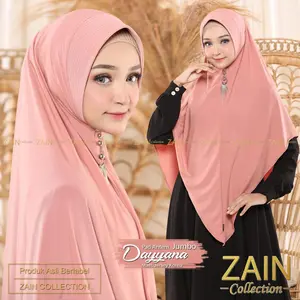 Jilbab Syari Bergo Dayyana Jumbo Ori Zain Collection