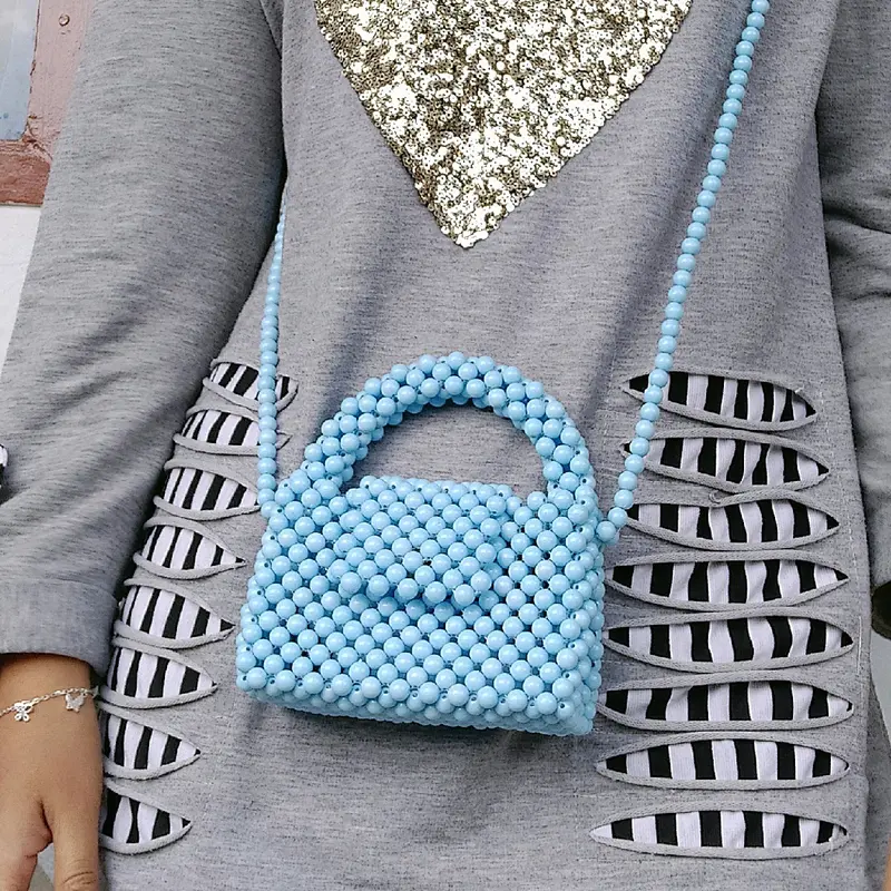 Tas Manik SERA|Beaded Bag|Beads Bag|Pearl Bag|Tas Selempang Mutiara Wanita 6
