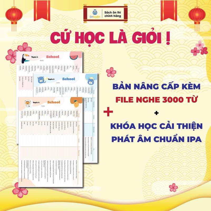 (Ver2 bản nâng cấp) Set 150 tờ TAKENOTE 3000 từ vựng Tiếng Anh theo chủ đề thông dụng nhất - Nhà sách Ôn Luyện
