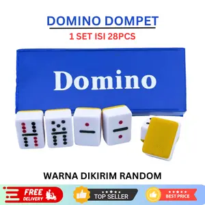 BATU DOMINO DOMPET PREMIUM ACRYLIC / BATU GAPLE HIGH QUALITY