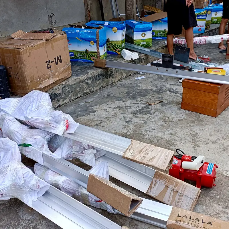 Máy đầm thước gạt bê tông chạy điện- đầm thước gạt bê tông chạy điện dân dụng 1