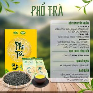 Phổ Trà  Trà Đinh cao cấp ( Hộp 200 gồm 20 gói nhỏ mỗi gói 10g) Trà Việt Thái