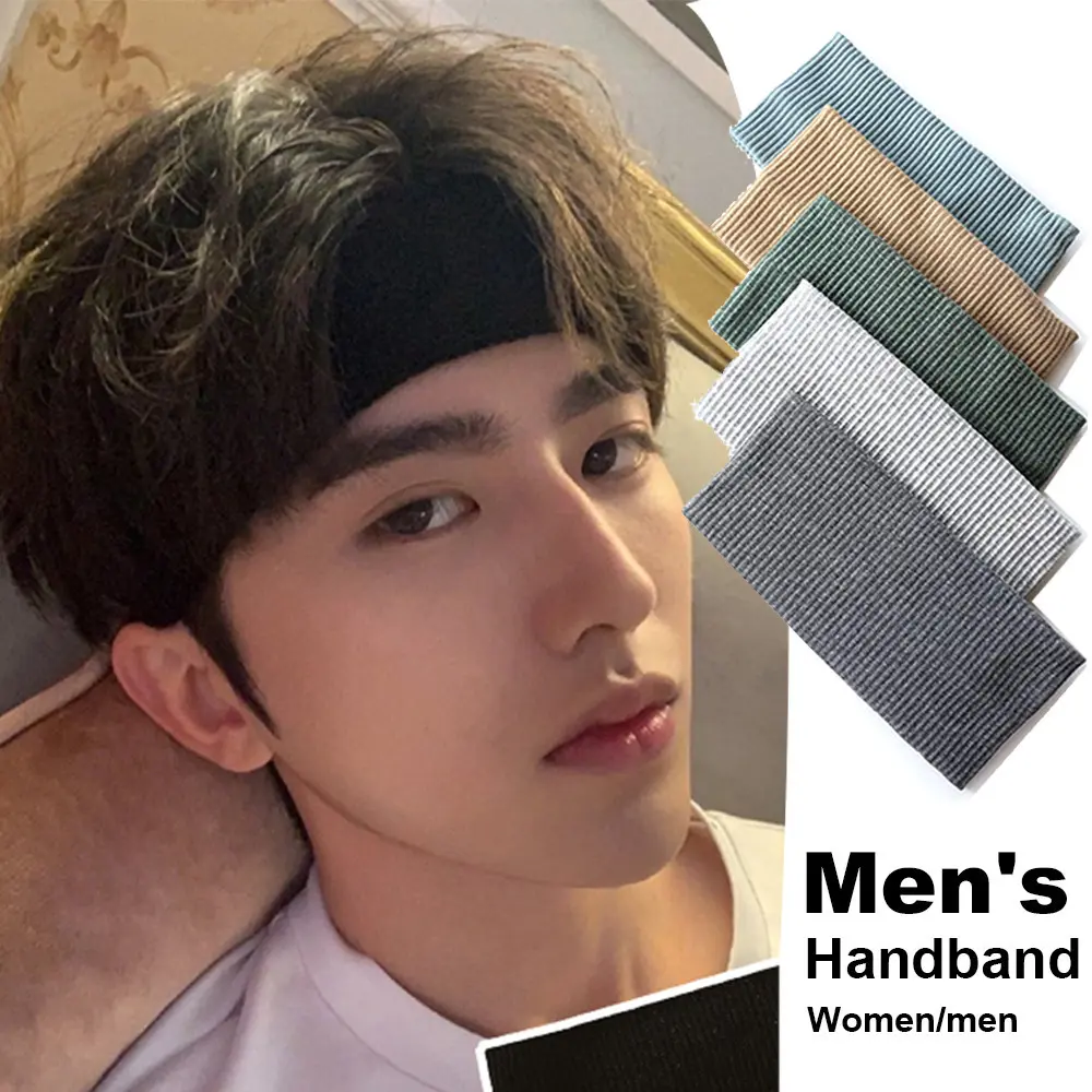 ❤Elastic Hair Band Fashion Headband Women Men Solid Running Fitness Yoga Hair Band Stretch Makeup Hair Accessories 2025 Outdoor
