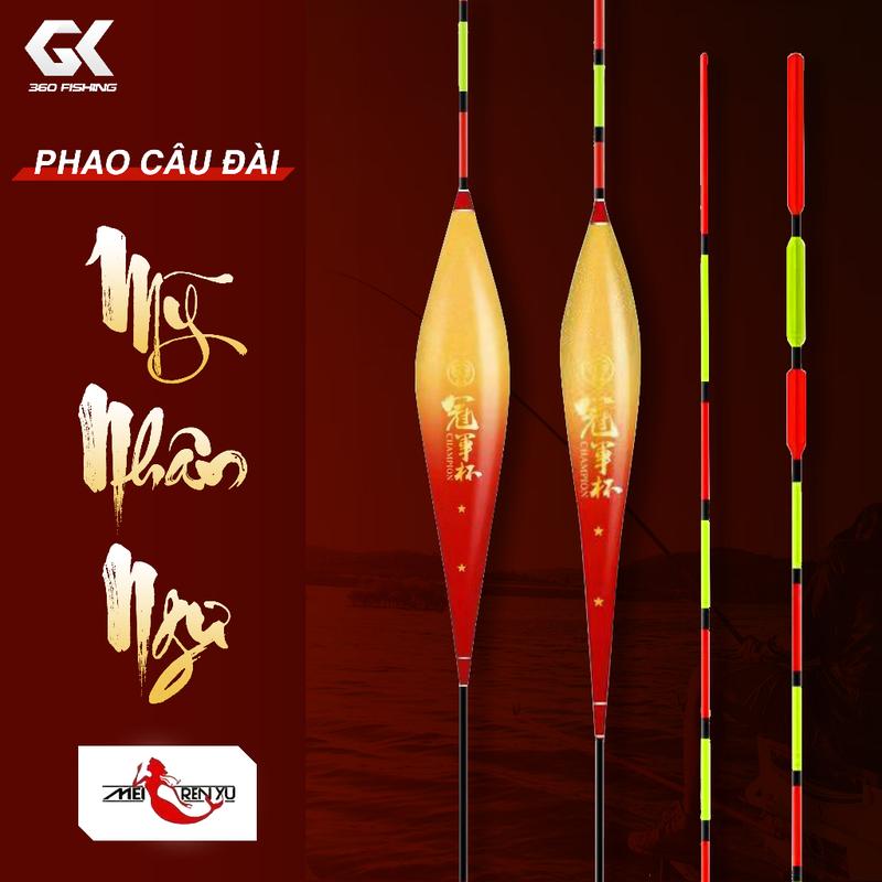  Phao Câu Đài Mỹ Nhân Ngư Chính Hãng - G02 - G07 - G11 Phao Câu Cá Cao Cấp 
