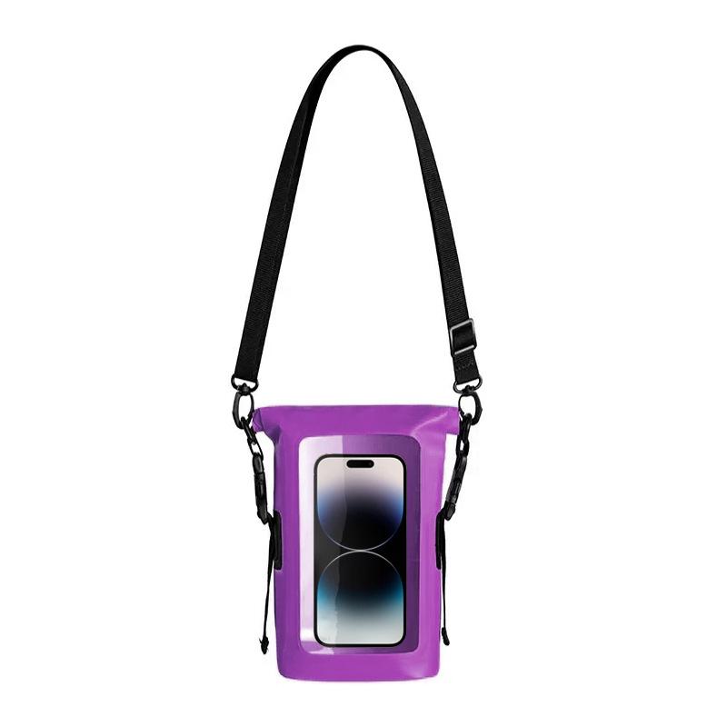 Product Introduction of Outdoor mobile phone water-proof shoulder bag waterproof Drybag seaside beach swimming drifting 2L crossbody bag fashion PVC waterproof bag bag 18