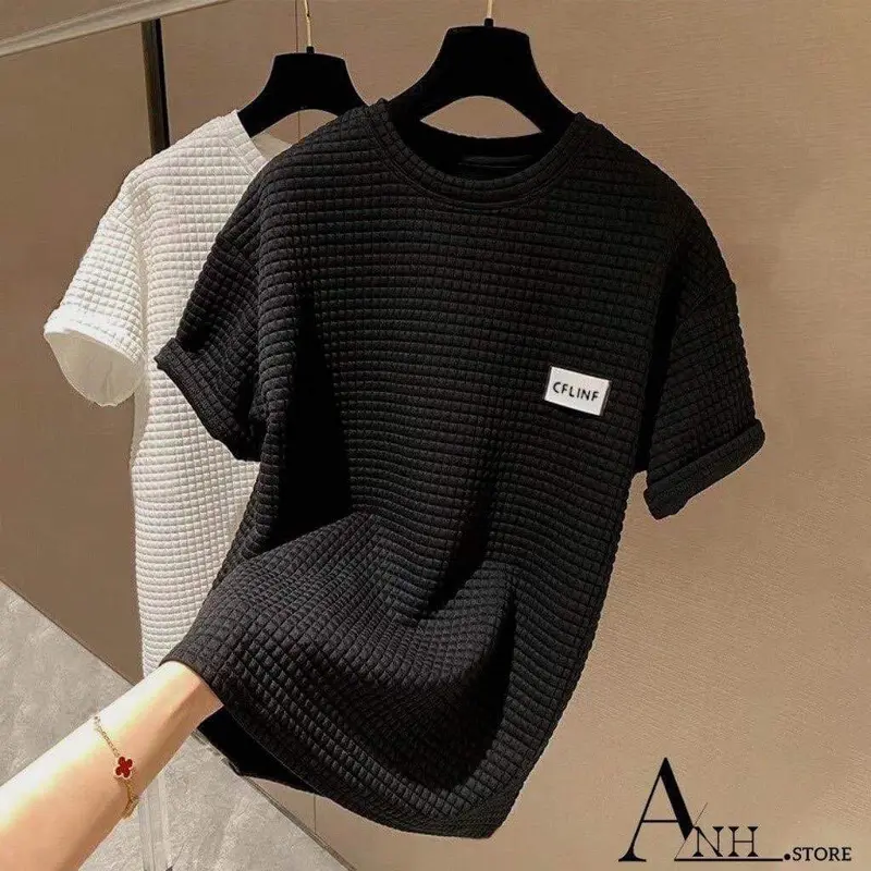 Áo phông nam, áo thun cộc tay nam chất vải cotton xốp mềm mịn Nam Menswear Cổ Tròn 1