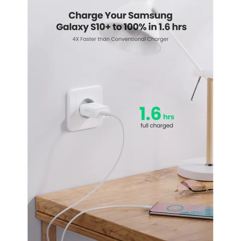 UGREEN Charger USB Type C Fast Charging QC 3.0 For Samsung Xiaomi Oppo Vivo 5