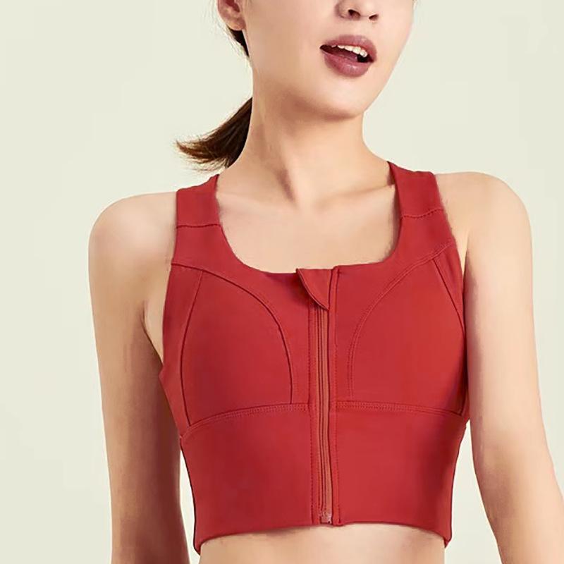 Áo Ngực Thể Thao, Thoáng Khí, Áo Vest Tập Yoga Nữ, Áo Thể Dục, Có Khóa Kéo, Có Thể Mặc Ngoài Trời Bra Đồng Top Sport 8
