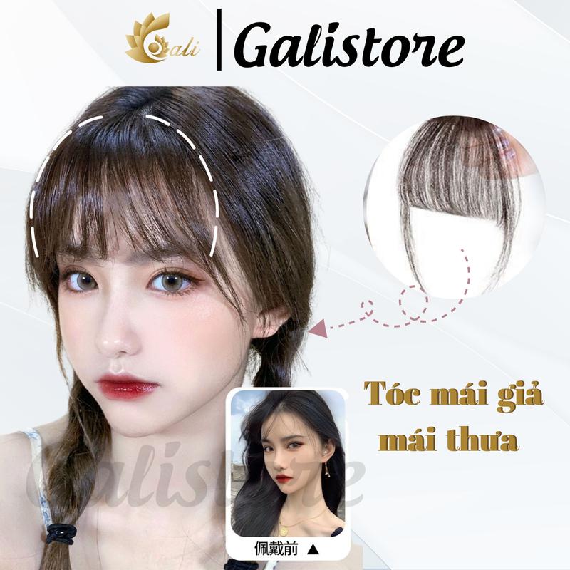 Tóc mái giả, mái giả thưa phong cách Hàn Quốc nhiều màu dễ thương cho Nữ Women