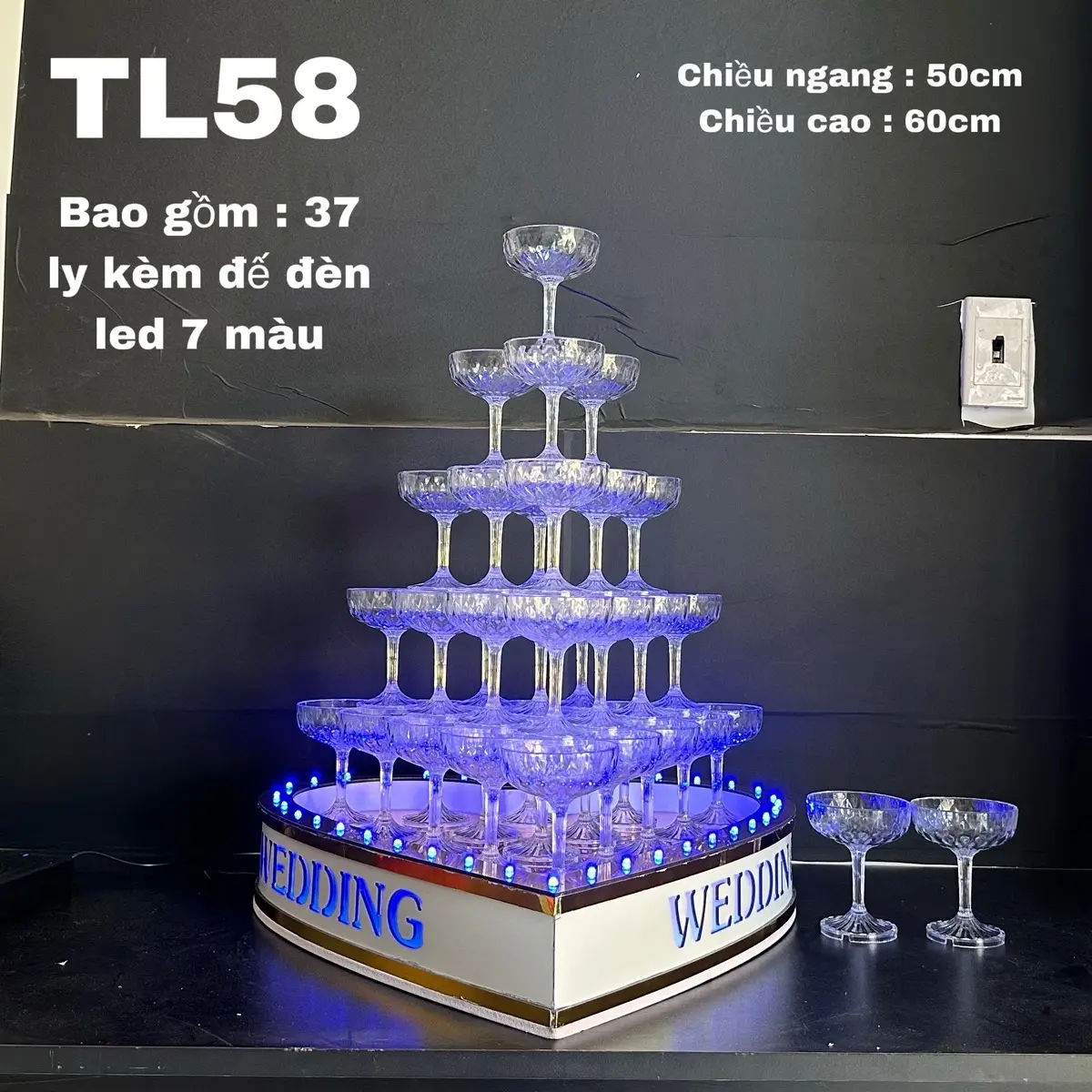 THÁP LY CƯỚI TRÁI TIM CAO 01