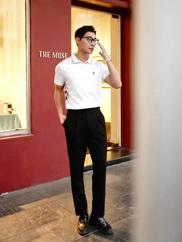 Áo Polo Nam Cộc Tay Bernini by Giovanni Chất liệu 100% Cotton Kiểu dáng Regular BPL0020-1 5