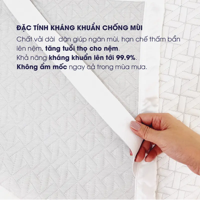 Changmi - Tấm giải nhiệt làm mát nệm, bảo vệ nệm, ngăn mùi hạn chế thấm. Top bán chạy Hàn Quốc 6