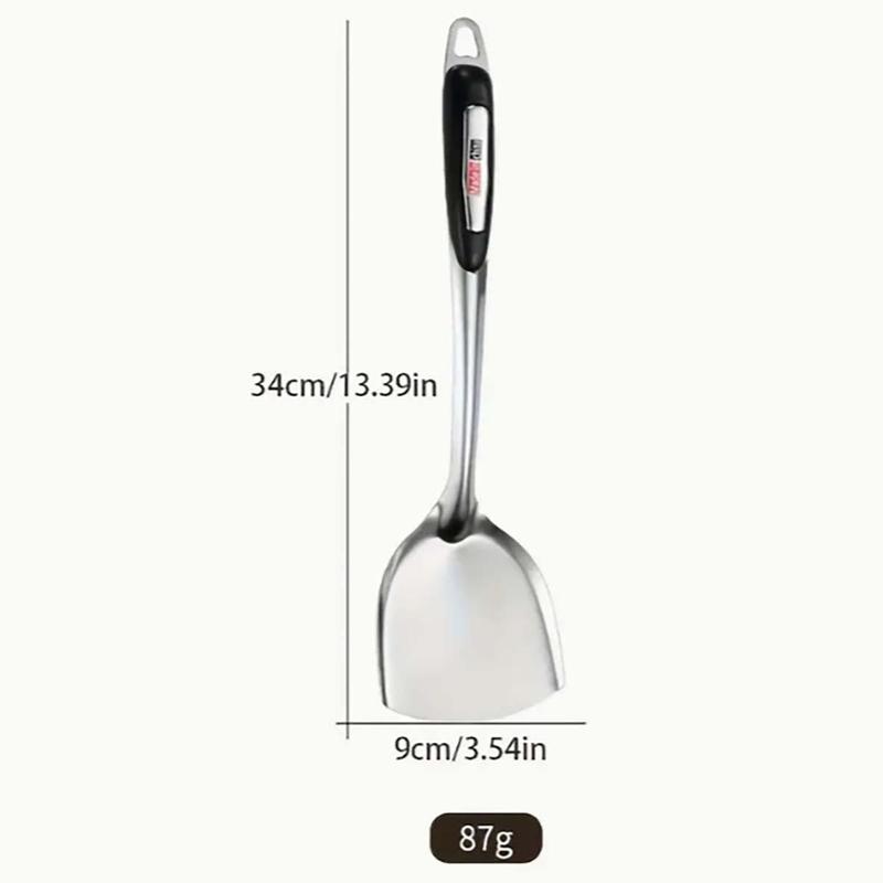 Product Introduction of Stainless Steel Kitchen Cooking Utensils Set, 4 Count/set Including Spatula & Slotted Spatula & Spoon & Colander Spoon, Kitchen Cooking Utensils for Home Use 4