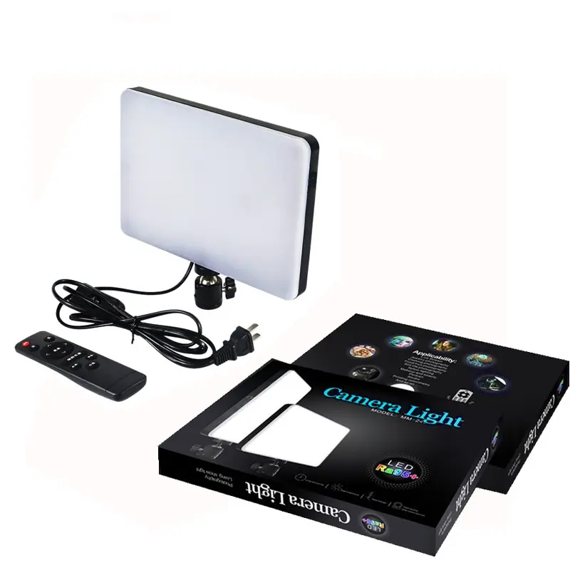 LED CAMERA LIGHT / LAMPU FOTOGRAFI / LED LIGHT BRIGHTLED MM-240 / VIDEO LIGHT LED Ra95+ LAMPU MAKE UP MUA 0