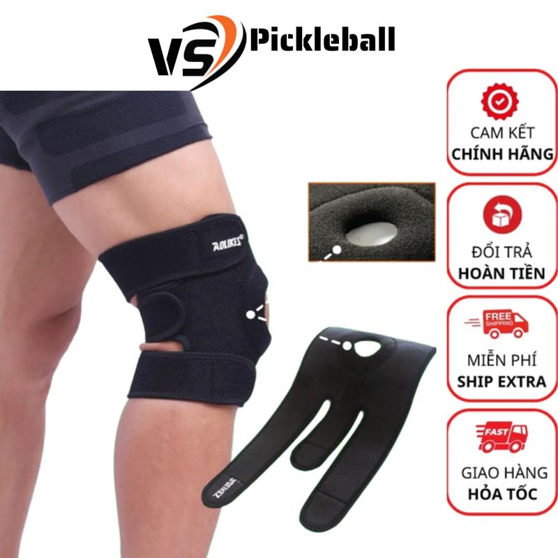 Băng gối thể thao 7616 có đệm Silicon. Bảo vệ đầu gối, chấn thương dây chằng khi chơi thể thao Đá Bóng, Đạp xe, Tập gym, Chạy
