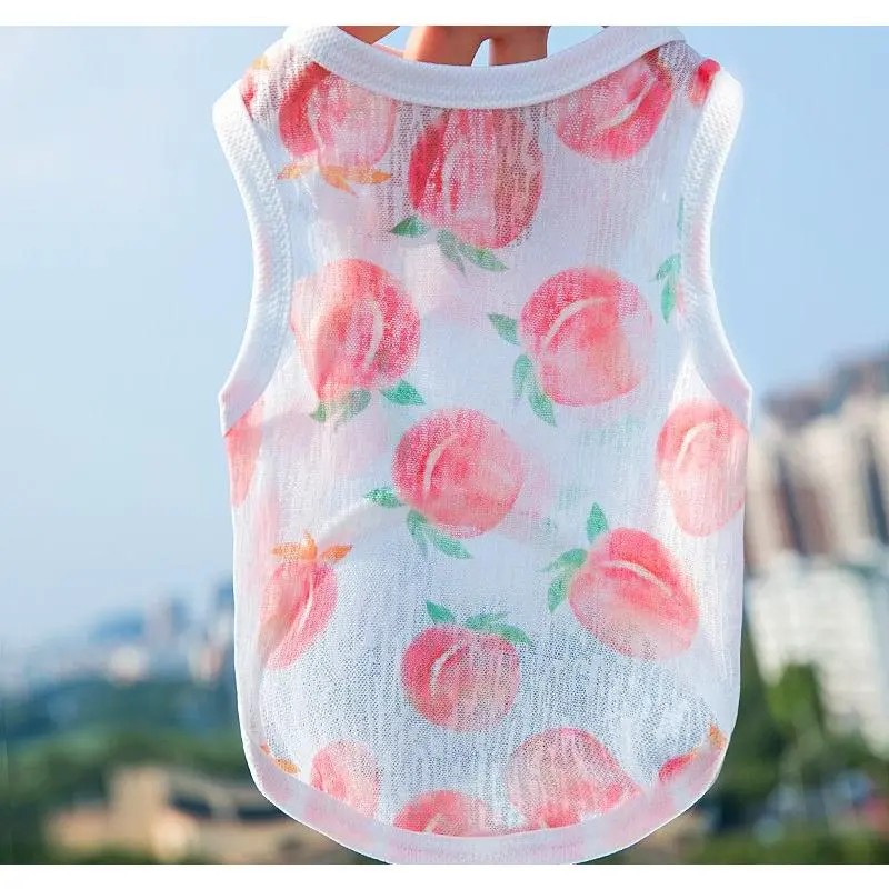 Small and Medium pet clothes Dog/Cat Teddy Bichon protect the sun Cool vest equipment for spring and summer
