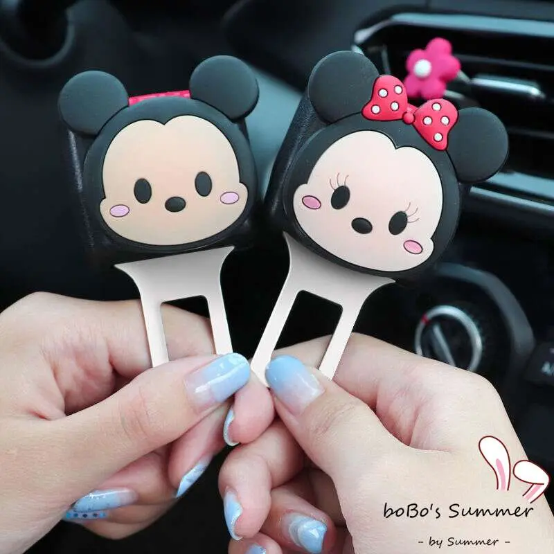 TERSEDIA 2 pcs - Extention Seat Belt Sambungan Colokan Safety Belt Seat Belt Mobil Aneka Karakter Lucu Car