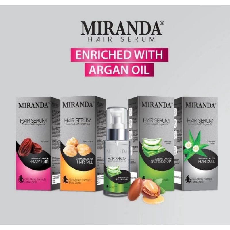 MURAH - MIRANDA Hair Serum Vitamin (Vitamin Rambut) 100ml Argan Extract ...