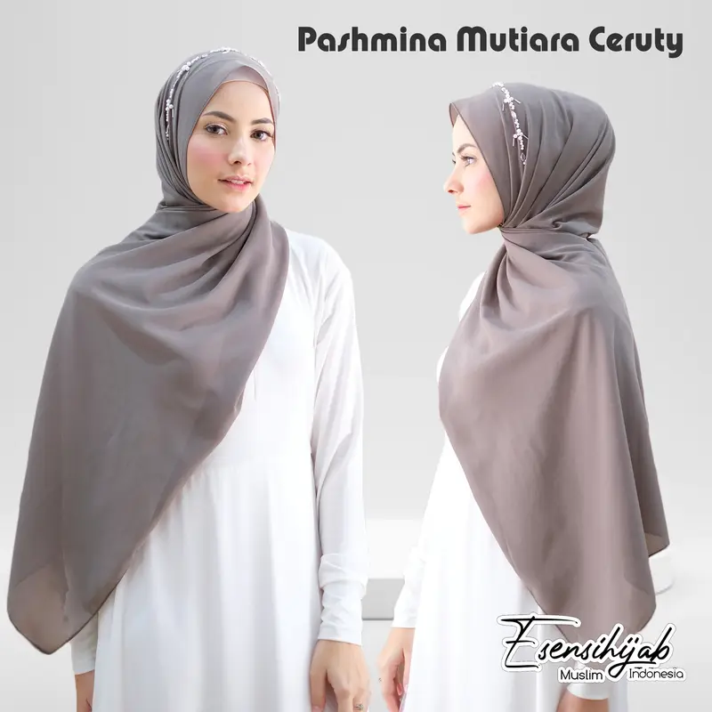 HIJAB PASHMINA PAYET/JILBAB KONDANGAN CERUTY 4