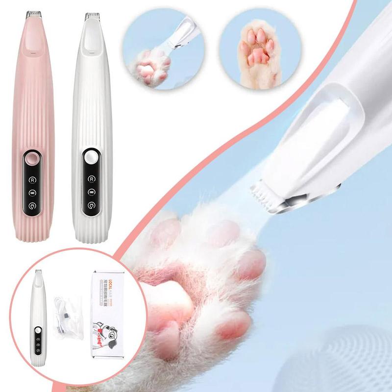 Product Introduction of Dog Cat Hair Foot Hair LED Rechargeable Pet Shaver Electric Clipper Tool Pet Supplies 23
