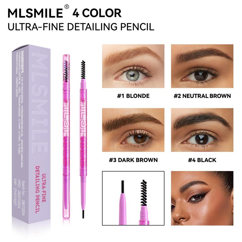 Product Introduction of Waterproof Eyebrow Pencil with Brush, 1 Count Long Lasting Eyebrow Pencil, Eye Brow Makeup Tool, Makeup Accessories for Women 4