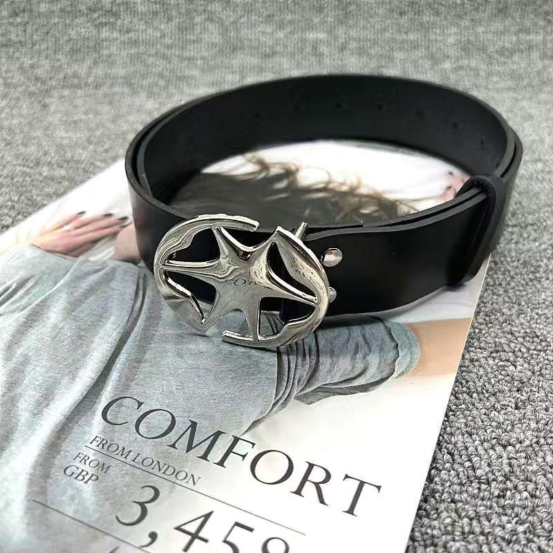 Product Introduction of Thắt Lưng Nút, Hình Chữ D, Dành Cho Nữ, Nút Bấm Kim Loại Hình Bầu Dục, Dễ Phối Đồ, Trang Trí Cá Tính, Thích Hợp Cho Váy Và Quần Jean, Women 23
