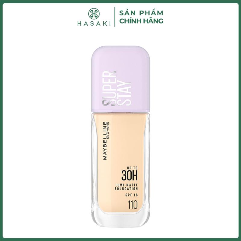  Kem Nền Maybelline Bắt Sáng Che Phủ Siêu Nhẹ 35ml Superstay Up To 30H Lumi-Matte Foundation SPF16 PA+++ | HASAKI BEAUTY 