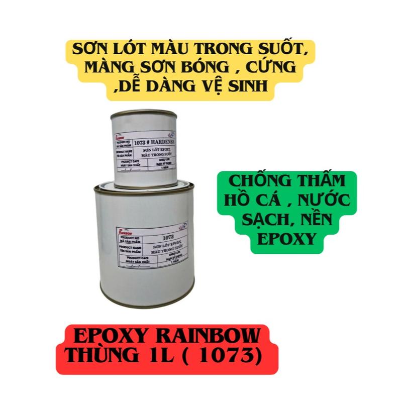 Sơn lót chống thấm hồ cá EPOXY RAINBOW [ 1073], sàn epoxy sàn nhà epoxy chống thams sơn chong  tham sơn son sơn sơn  lót sơn  chống sơn  chống sơn  chống