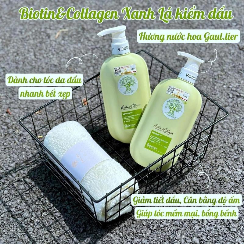  Cặp Dầu Gội Xả Biotin Xanh 500Ml 