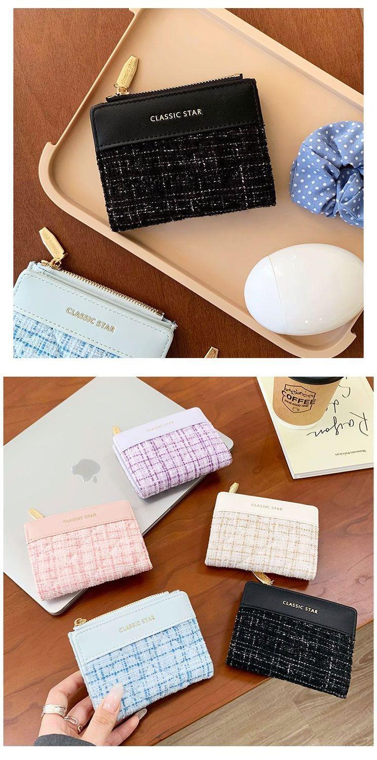 Product Introduction of [In Stock] Women's Wallet, Coin Purse, Card Holder, Leather Material, Fashion, Versatile, Casual 11