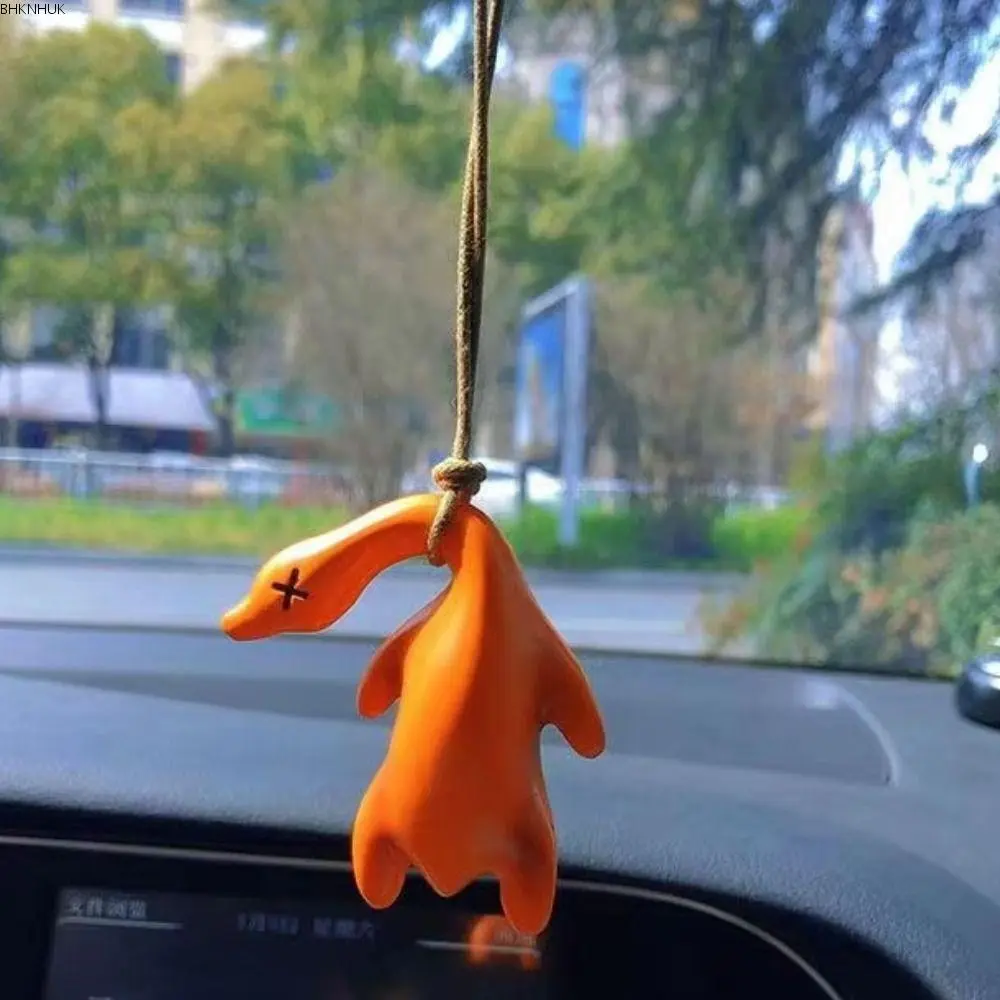 BHKNHUK 2Pcs Car Ornaments Color Changing Color Changing Swing Goose Cute Exquisite Swing Duck Car Pendant 2Pcs Metal Car Hanging Ornament Wall Decor